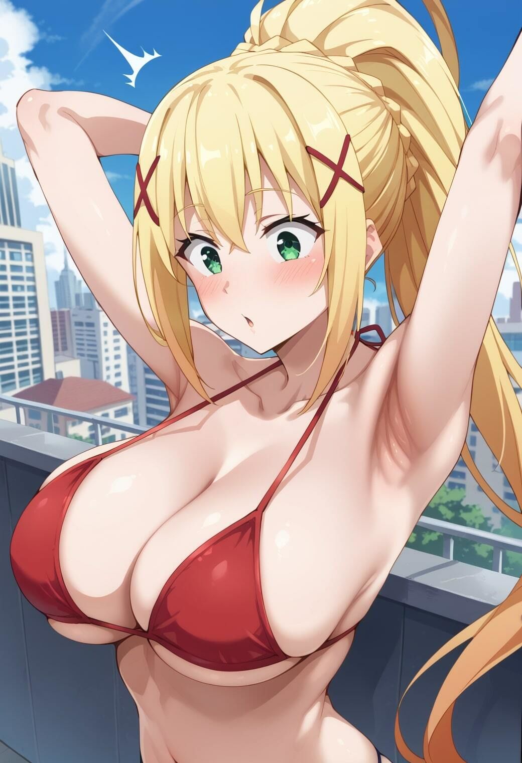 【ダ○ネスイラストエロ画像】この○ばに登場する変態美少女騎士ちゃんのエッチな画像集 サンプル7ページ目
