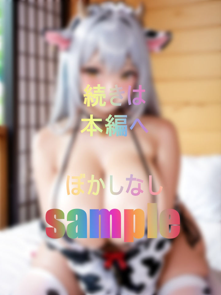 想像できない物凄い健康的むっちり美巨乳牛女！ サンプル1ページ目