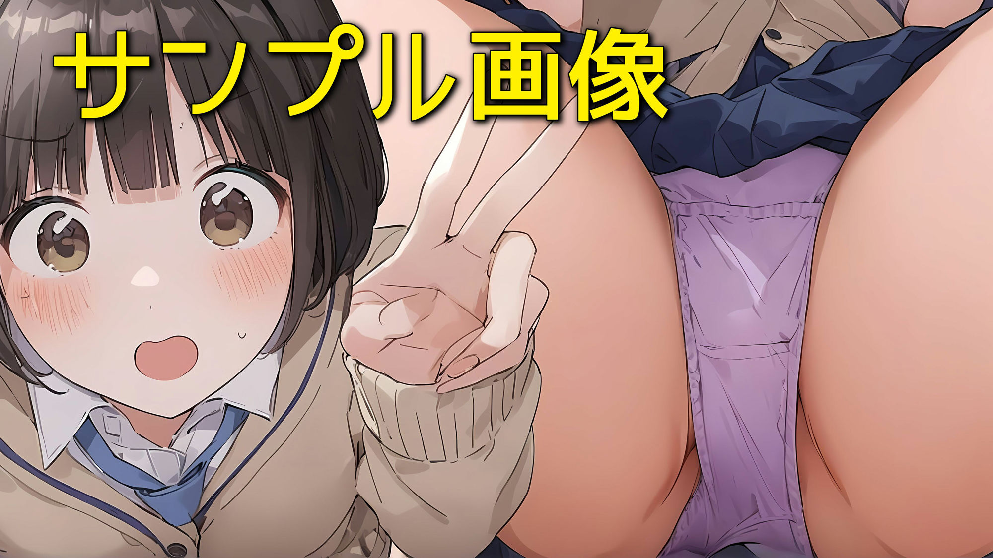 【4K】僕はセーター女子のスカートの中が見たい サンプル10ページ目