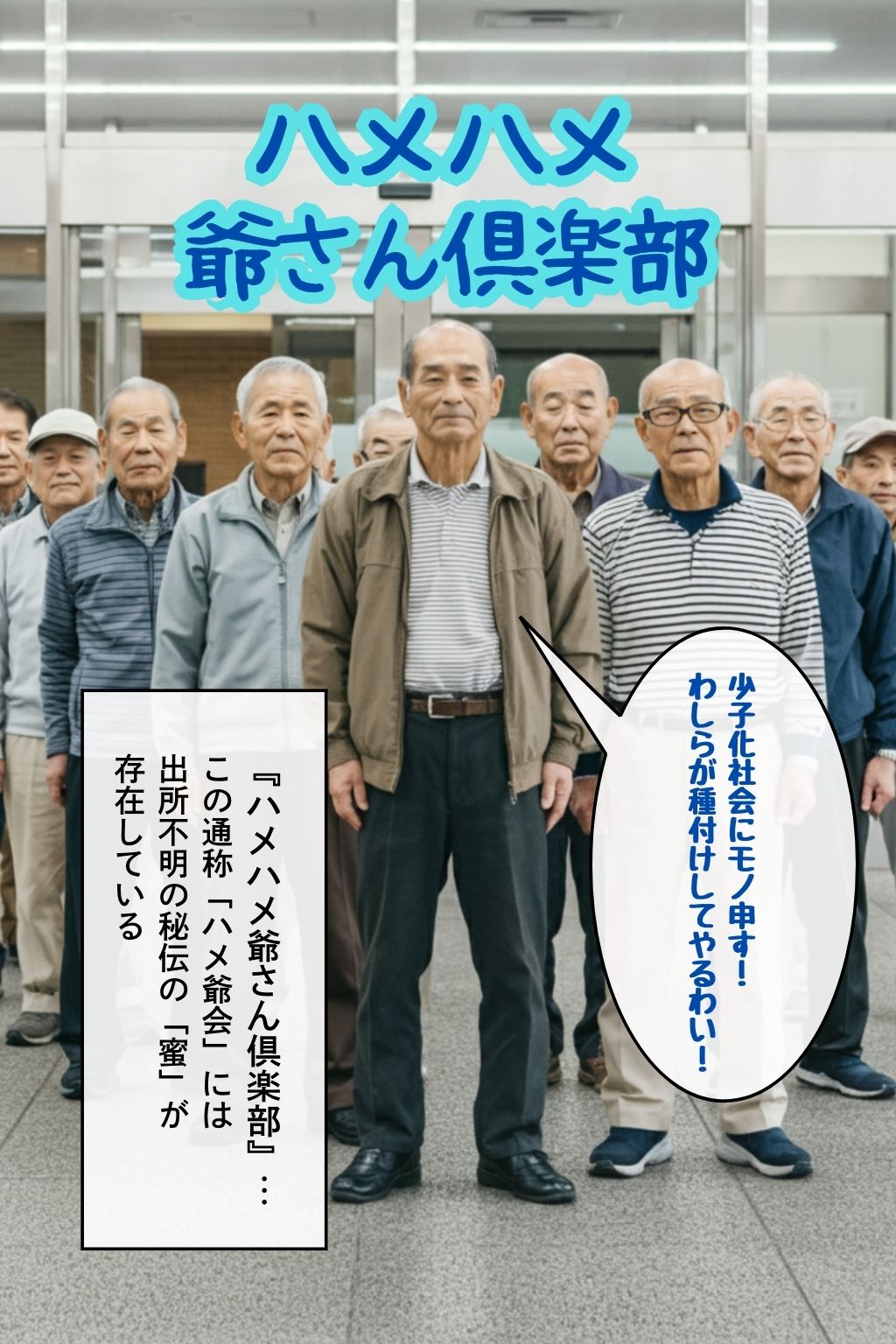 満舐町 ハメハメ爺さん倶楽部 サンプル2ページ目