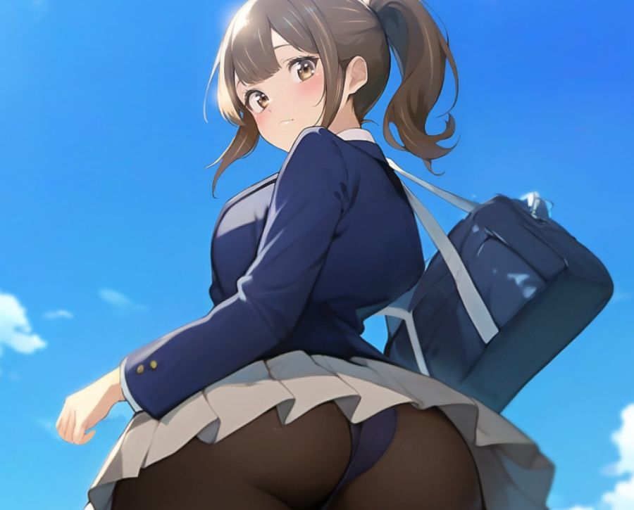 巨大化女子の日常 サンプル1ページ目