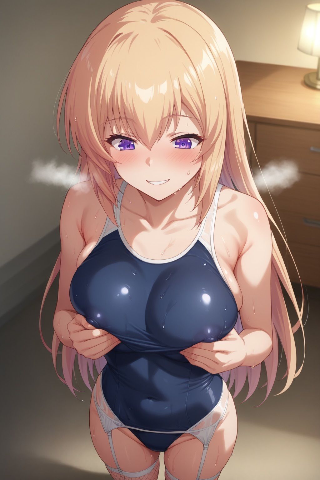 ようこそ実●至上主義の教室へ 一●瀬帆波 スク水・体操着（ブルマ）CG集 サンプル4ページ目