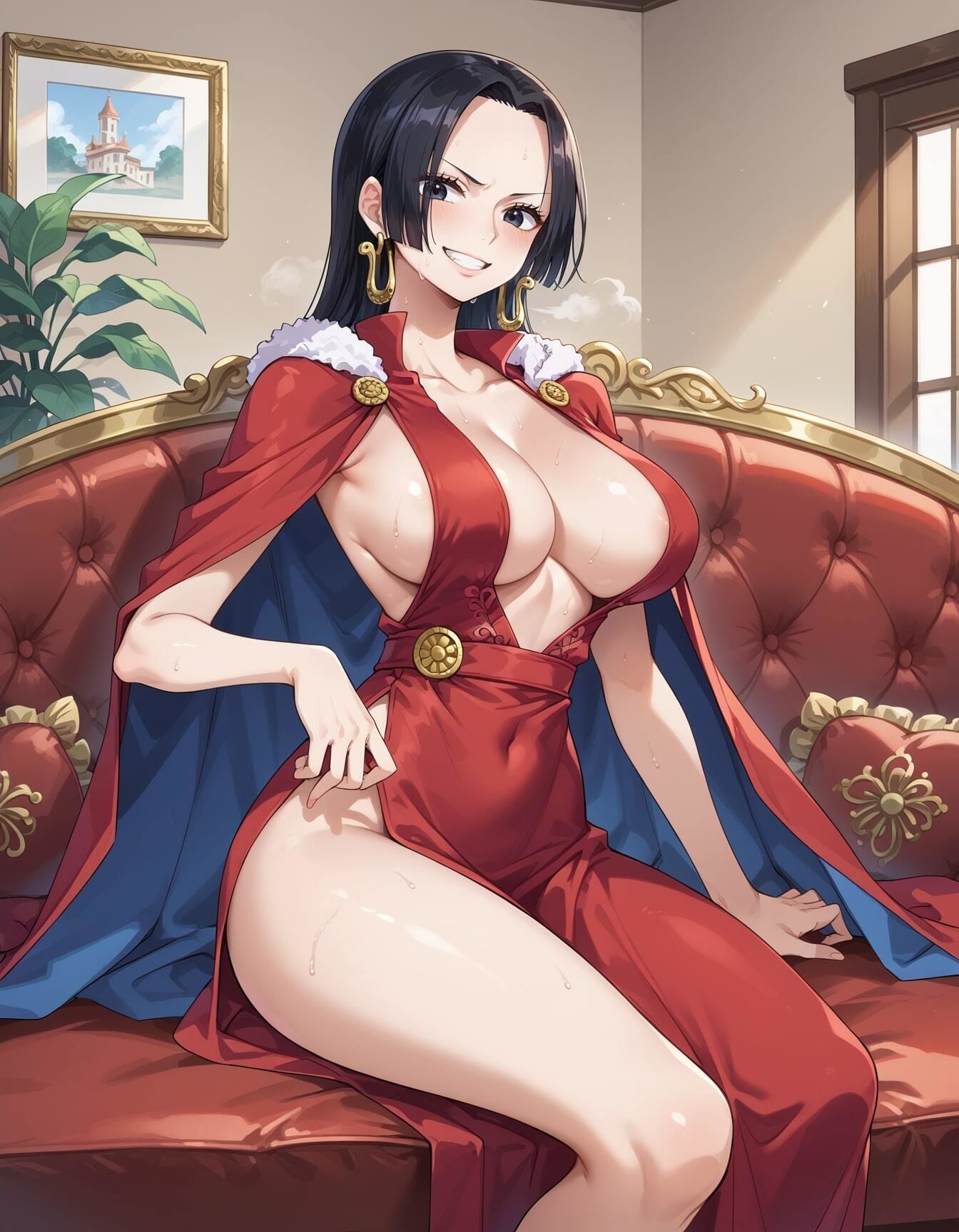 【ボア・ハ○コックエロ画像】ワン○ースに登場する蛇姫様のエッチ度増し増し画像集 サンプル4ページ目