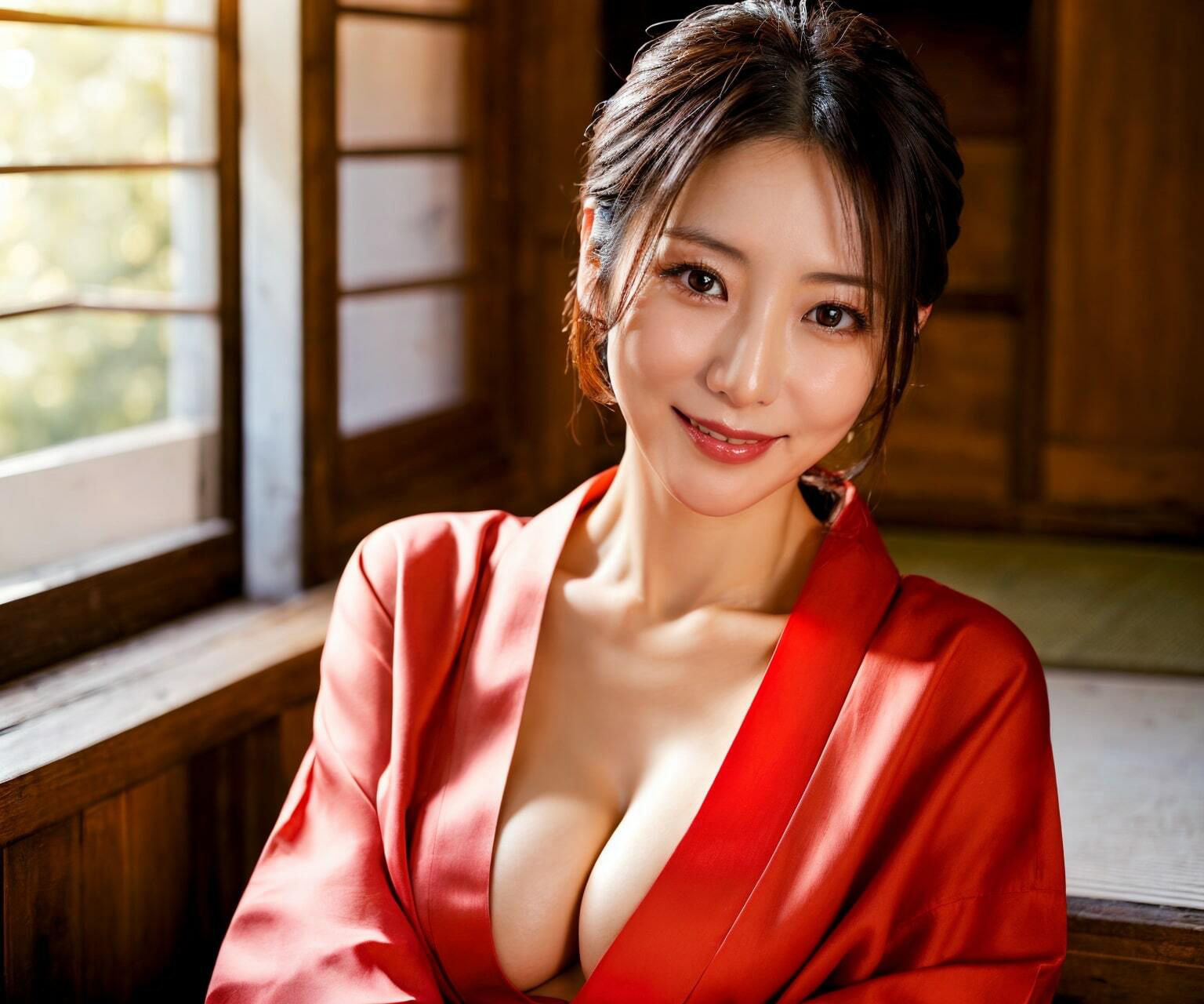 【熟女エロ画像】日本の夏を感じながら妖艶でセクシーな女性を撮影したグラビア風のエロ画像集 サンプル3ページ目