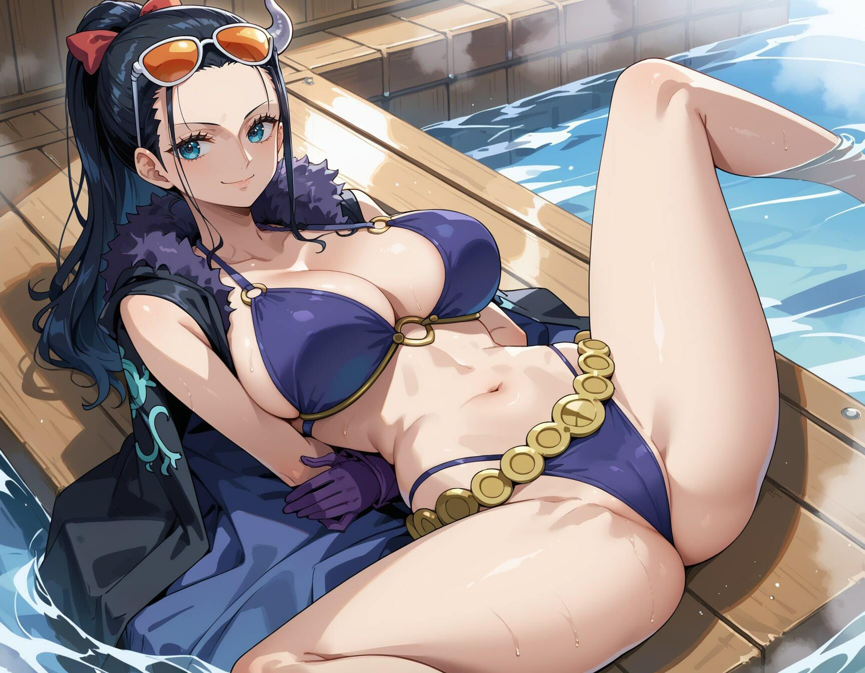 【ニ○・ロビンイラストエロ画像】ワン○ースに登場するロビンちゃんのエッチ度増し増しな画像集 サンプル3ページ目
