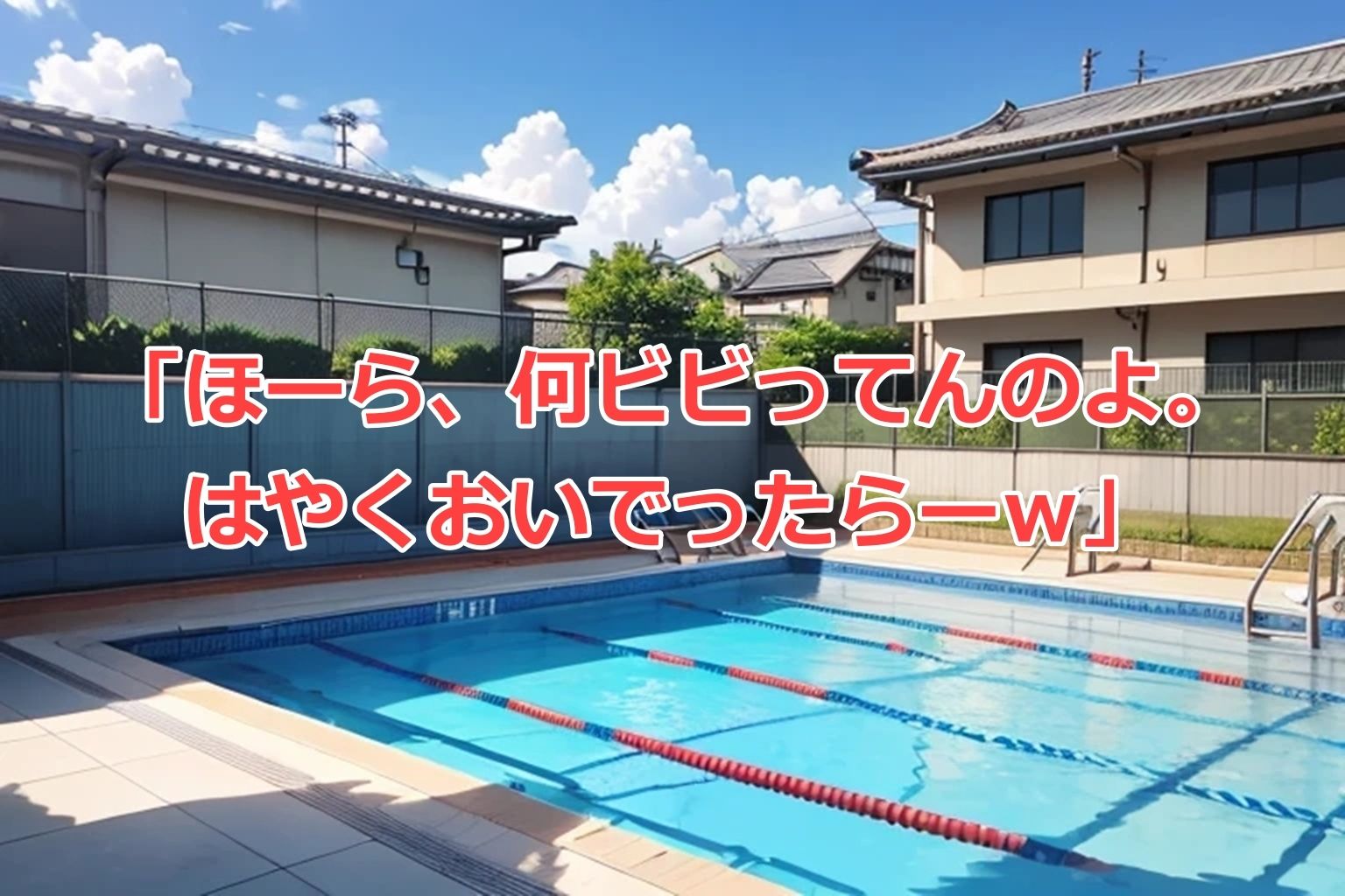【特装版】SUKESUKE-メス〇キ系クラスメイトと学校のプールに忍び込んだ夏- サンプル1ページ目