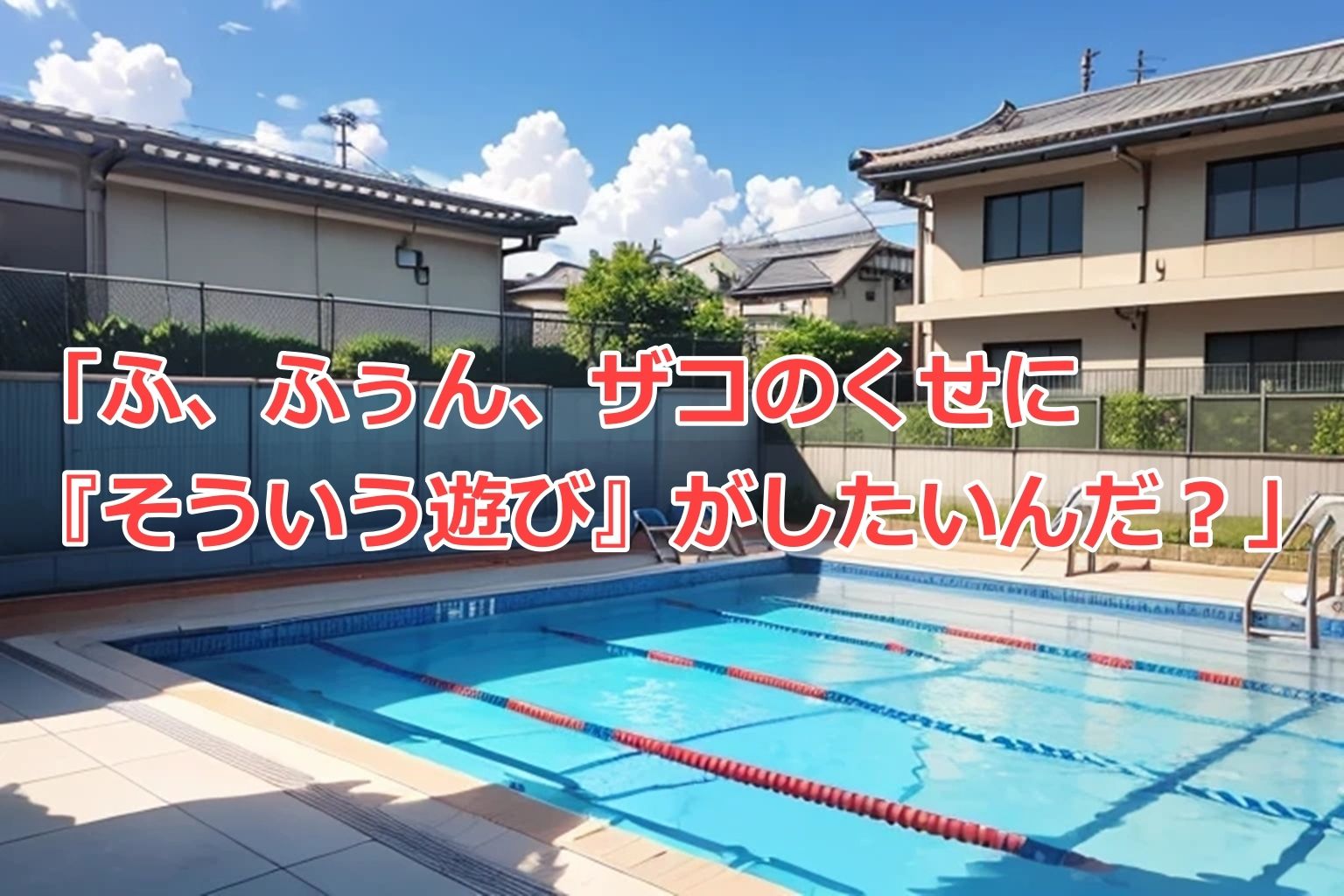 【特装版】SUKESUKE-メス〇キ系クラスメイトと学校のプールに忍び込んだ夏- サンプル3ページ目