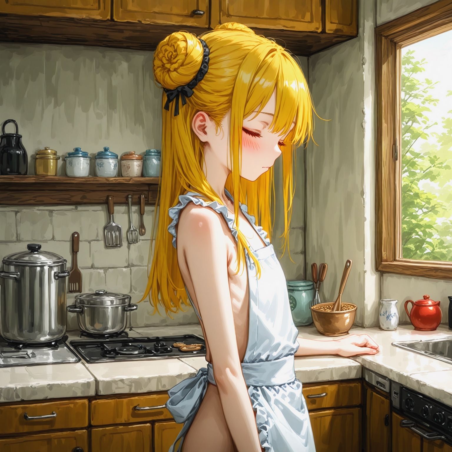 裸エプロンが見たい！ サンプル3ページ目