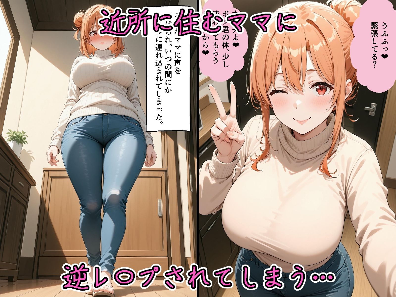 ガハマ〇に逆レ〇プされ、童貞を奪われてしまったボク。 サンプル2ページ目
