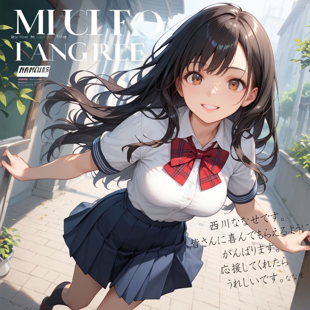 グラビア＆裏画像 JKアイドル 西川ななせ サンプル1ページ目