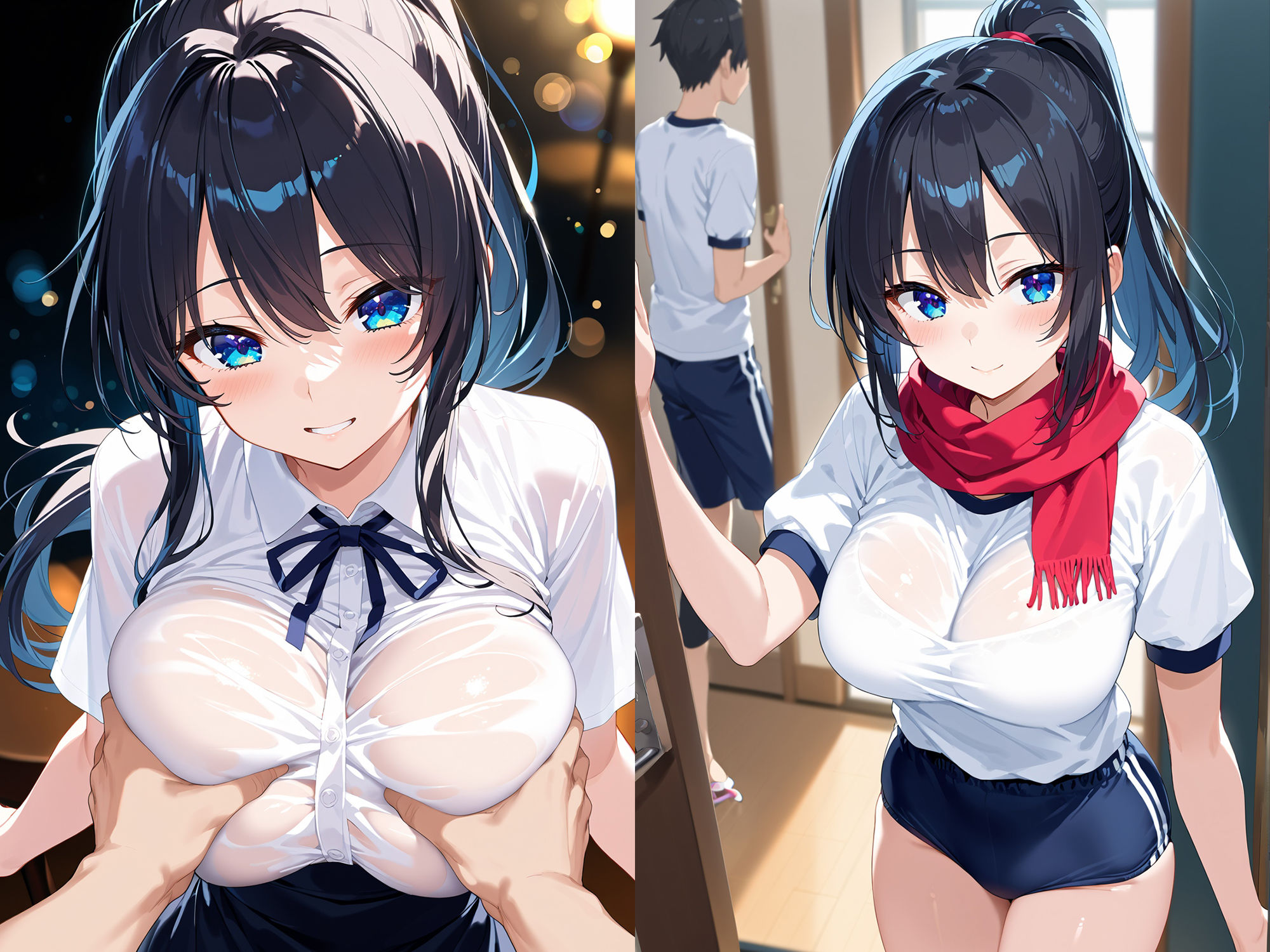 名門！ばくにゅう女子マネの性処理管理術 サンプル3ページ目