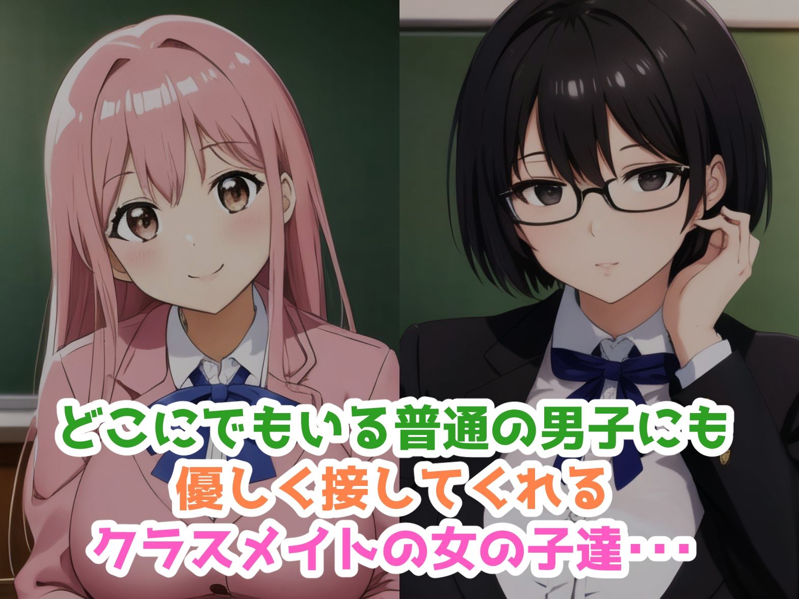 モブ生徒に優しいクラスメイトは催●おじさんにあっさり奪われる サンプル1ページ目