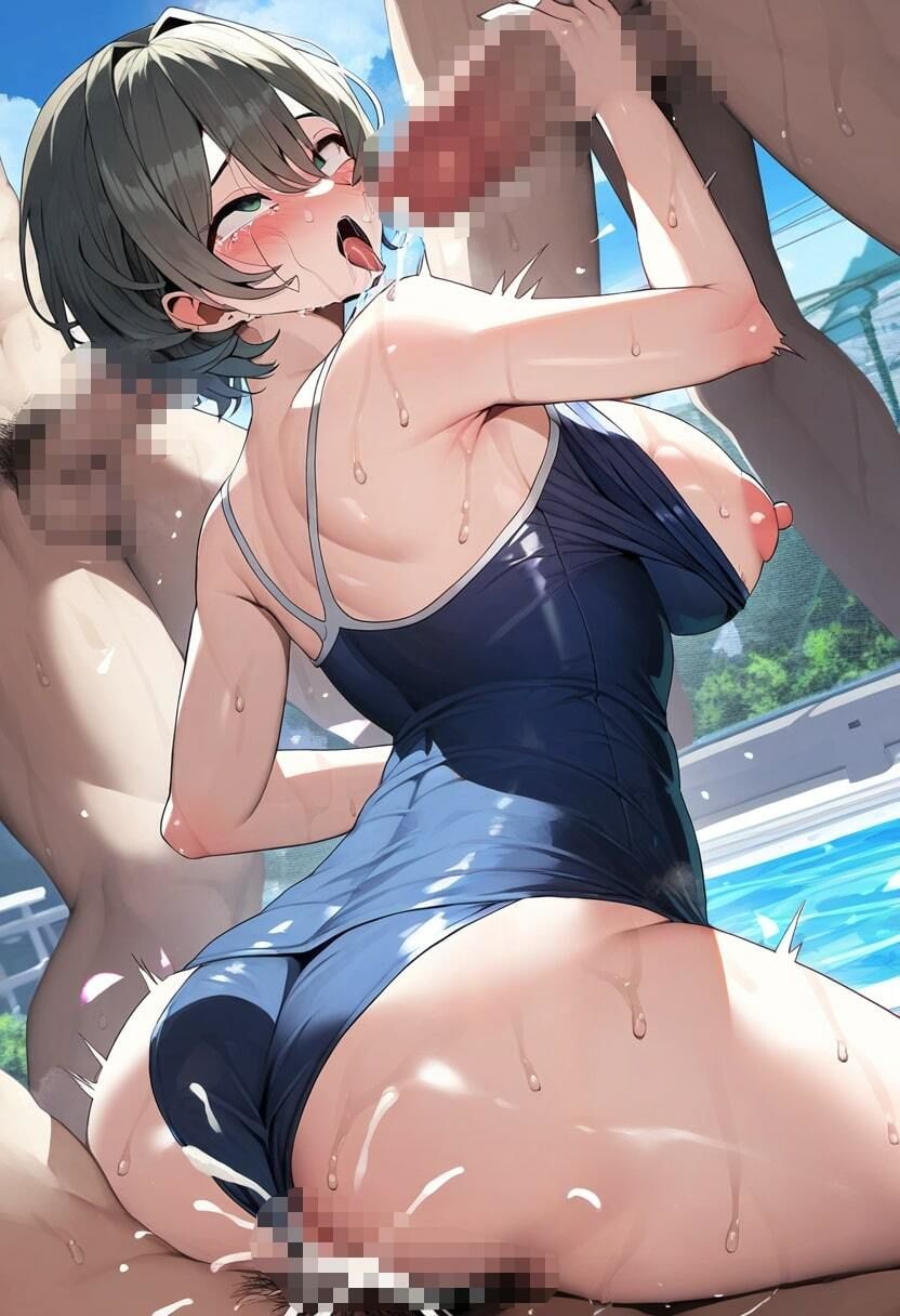親友が性転換（TS）して寝取られ！快楽に負けヤリサー専用肉便器に・500枚 サンプル9ページ目