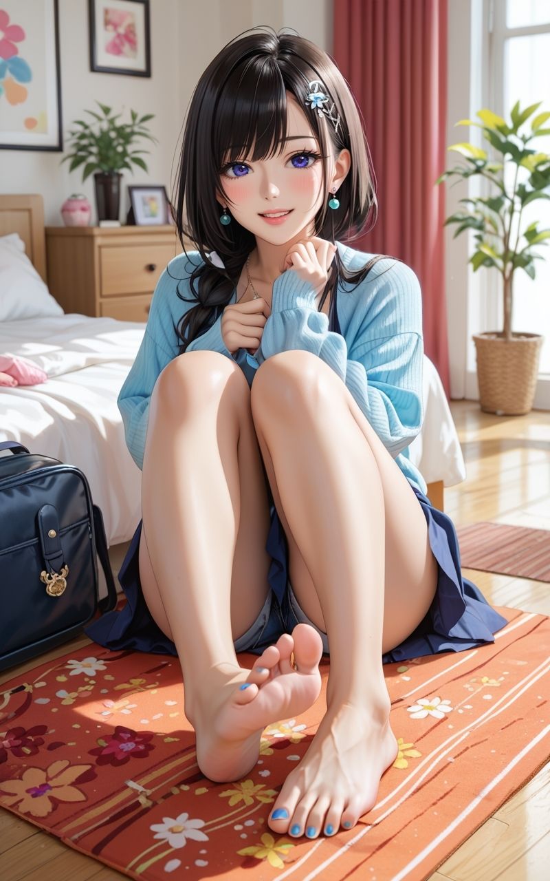 2〜2.5次元美少女 脚フェチ足フェチ写真集 サンプル2ページ目
