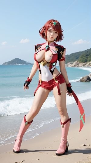 【巨乳レイヤー】ホ◯ラ えちえちコスプレ サンプル1ページ目