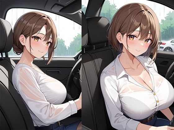 「いいもの持ってるね？」頼れる人妻上司と出張中に雨でズブ濡れ寝取り体験 サンプル6ページ目