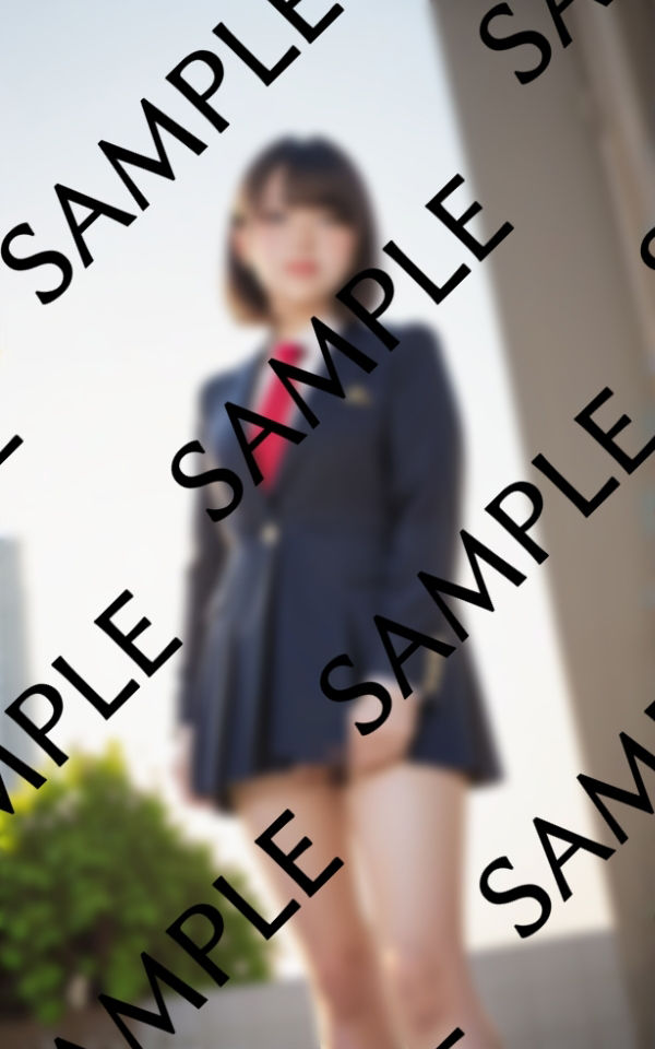 ノーパンこすして街歩く変態妻 サンプル2ページ目
