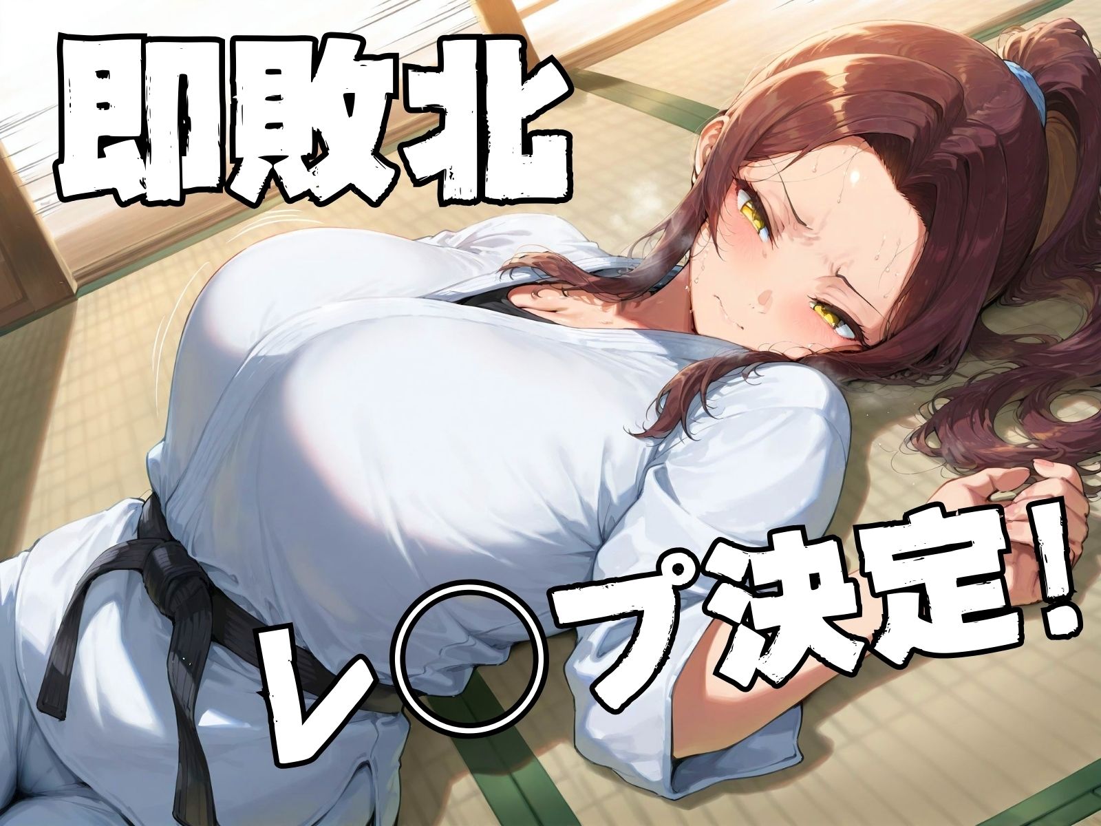 押忍！レ◯プ！ 柔道女子生ハメ！  黒帯VS黒マラ サンプル2ページ目