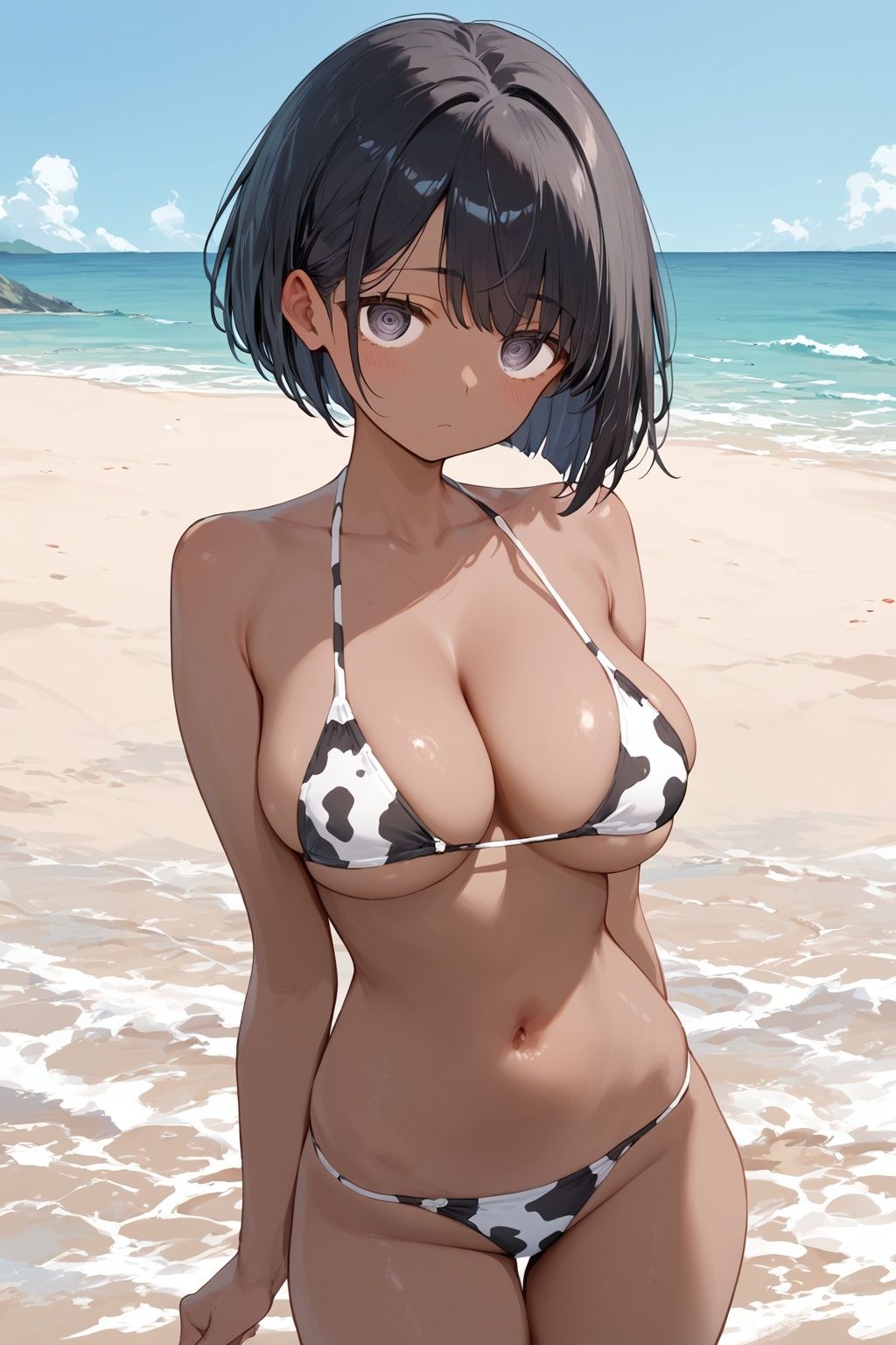 牛柄ビキニの爆乳を好き放題 サンプル8ページ目