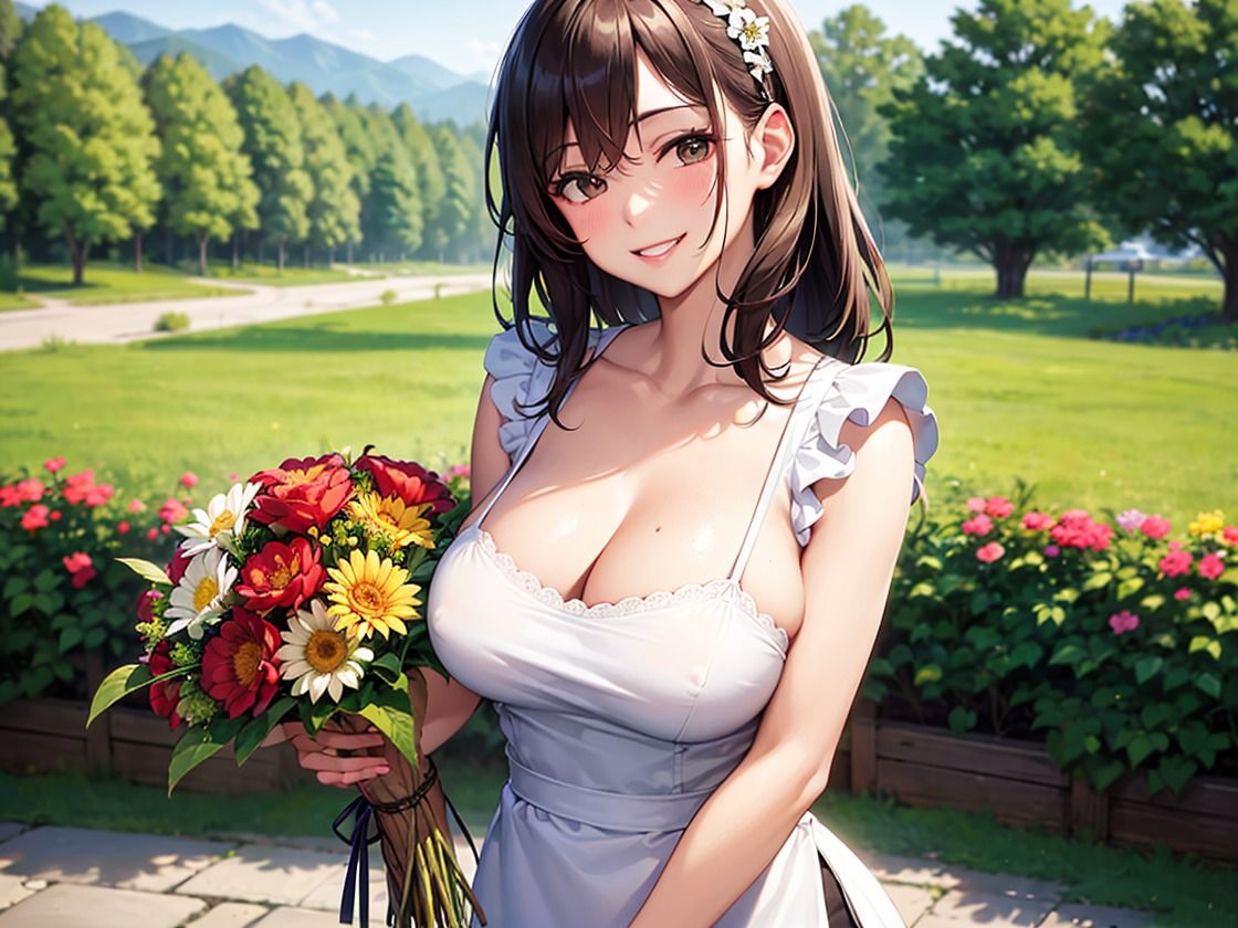 お花屋の若妻 近所の旦那たちにNTRされてしまう？ サンプル1ページ目