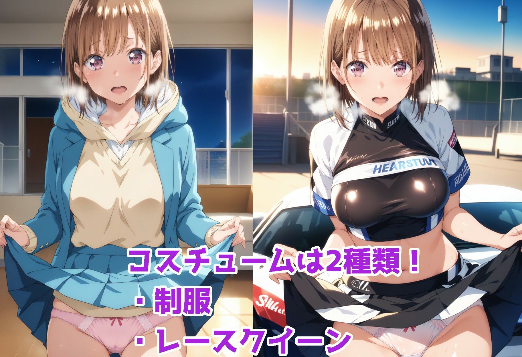 アオの〇コ 千〇先輩がかわいい！！ サンプル3ページ目