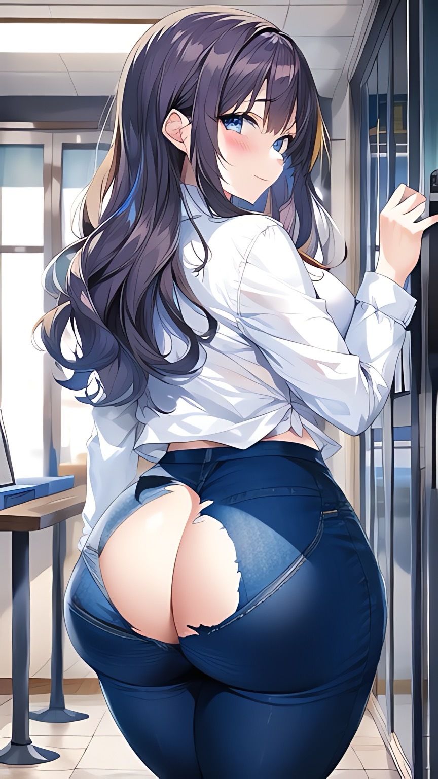 半袖パンツ尻破れ サンプル7ページ目