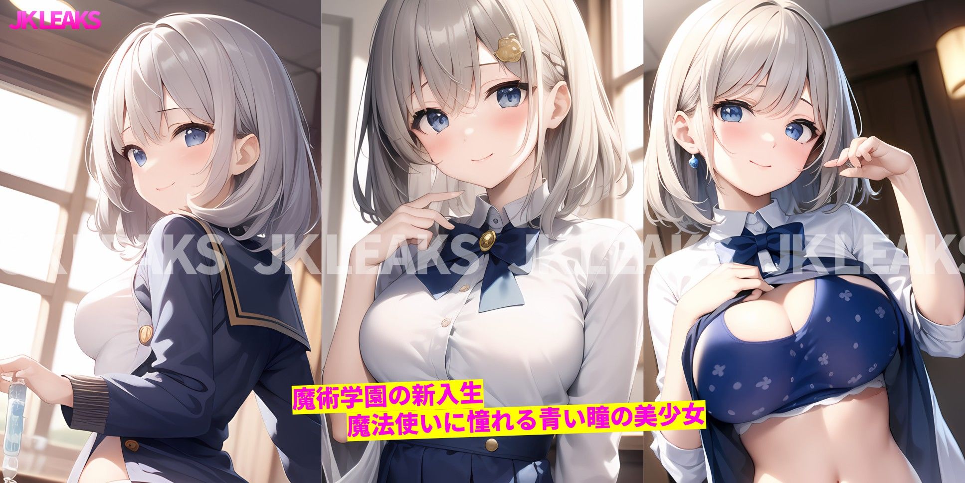 JKLEAKS 28 - 新入生魔法拘束姦編 -【おまけアニメ付】 サンプル1ページ目