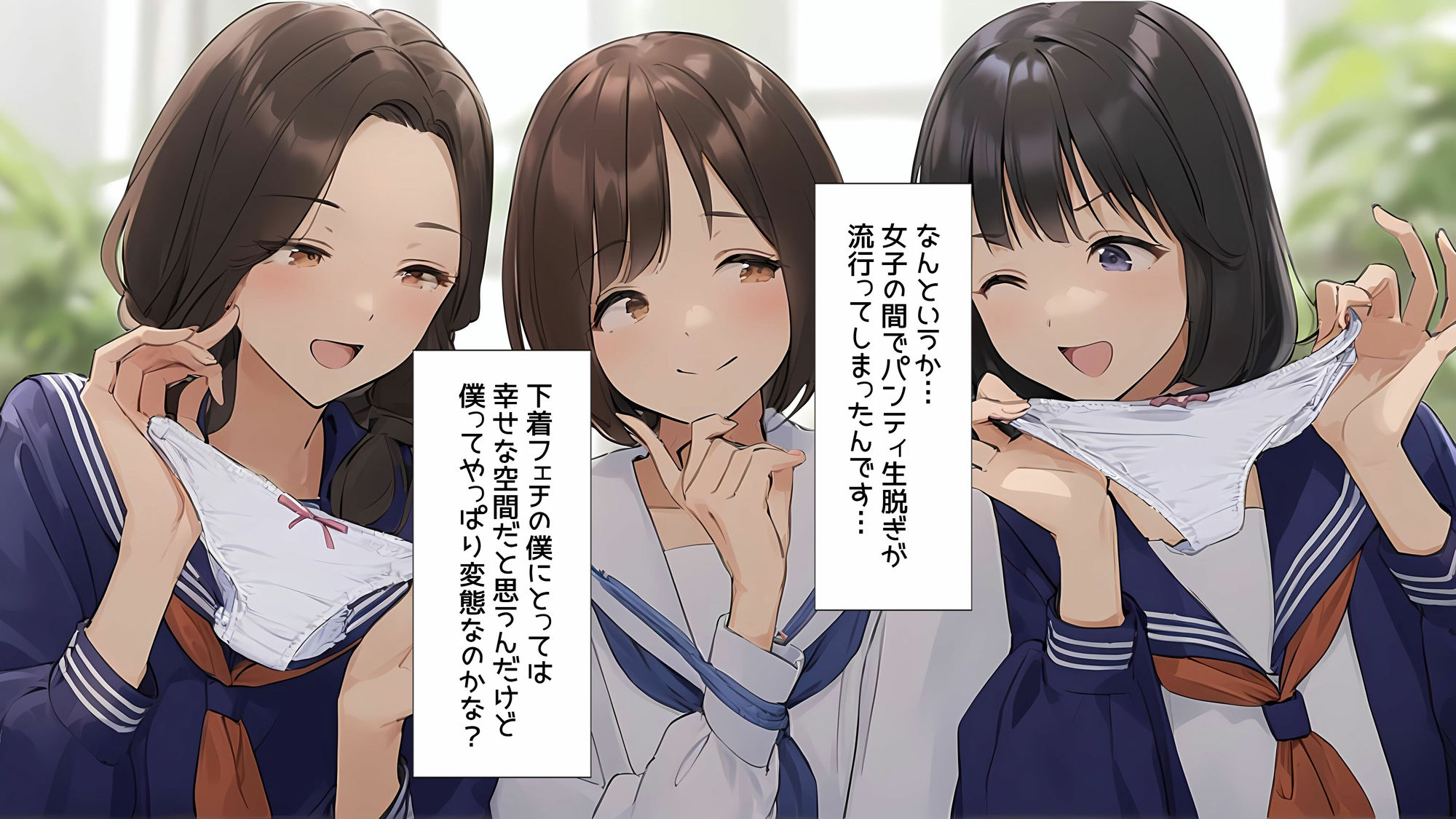 僕はモテすぎてラブレターのかわりにパンティをもらう事がある2 サンプル3ページ目