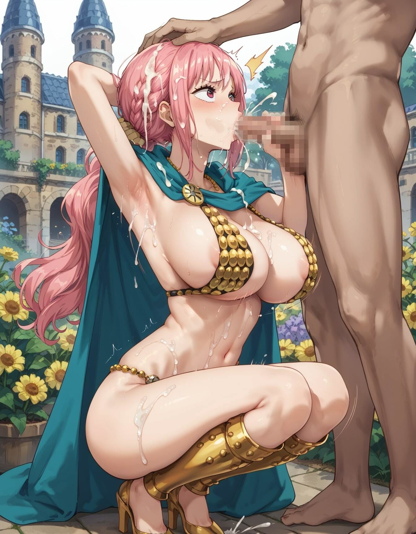 【レ○ッカイラストエロ画像】ワ○ピースに登場するドスケベ巨乳剣闘士ちゃんのエッチな画像集 サンプル4ページ目