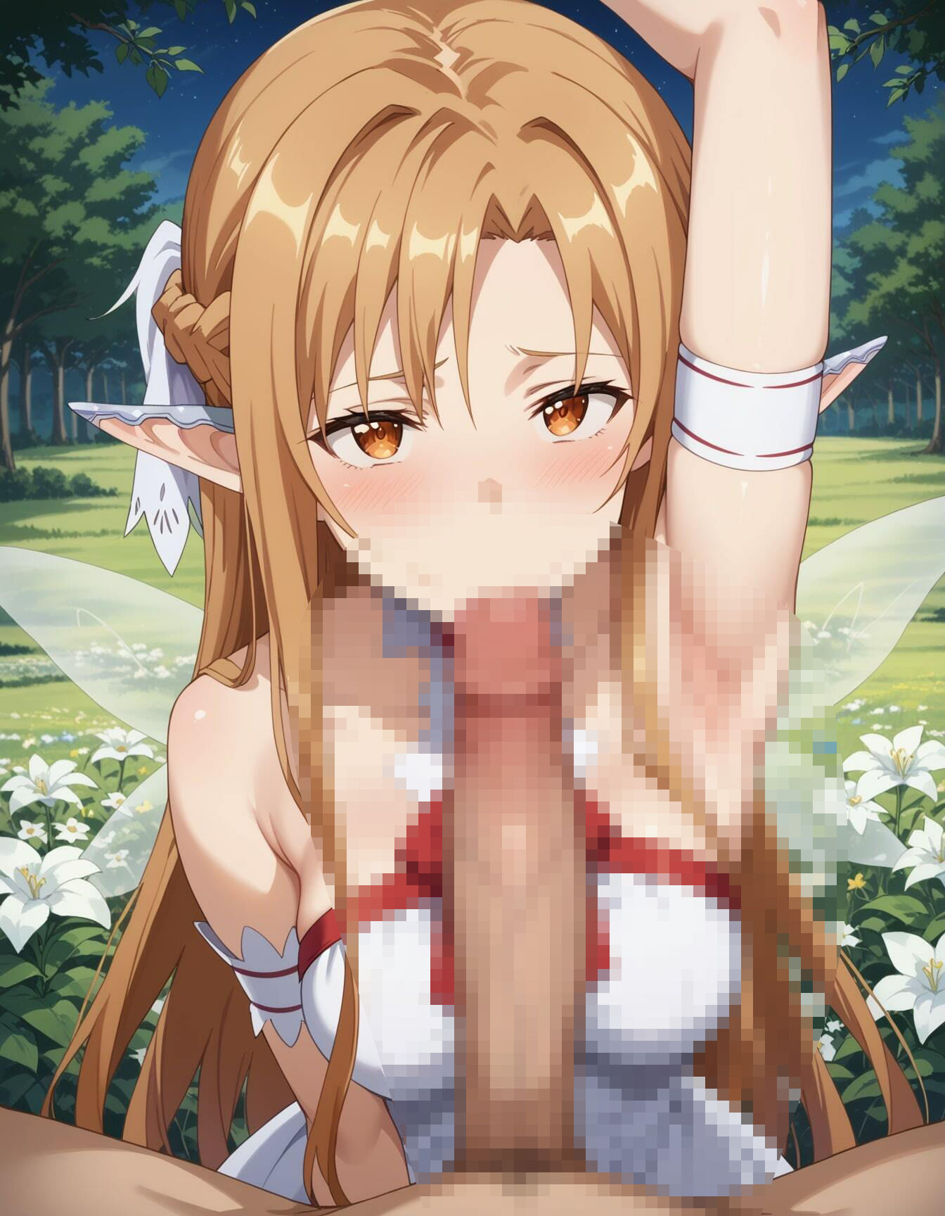 【結○明日奈イラストエロ画像】ソード○ート・オンラインに登場するアスナちゃんのエロい画像集 サンプル2ページ目