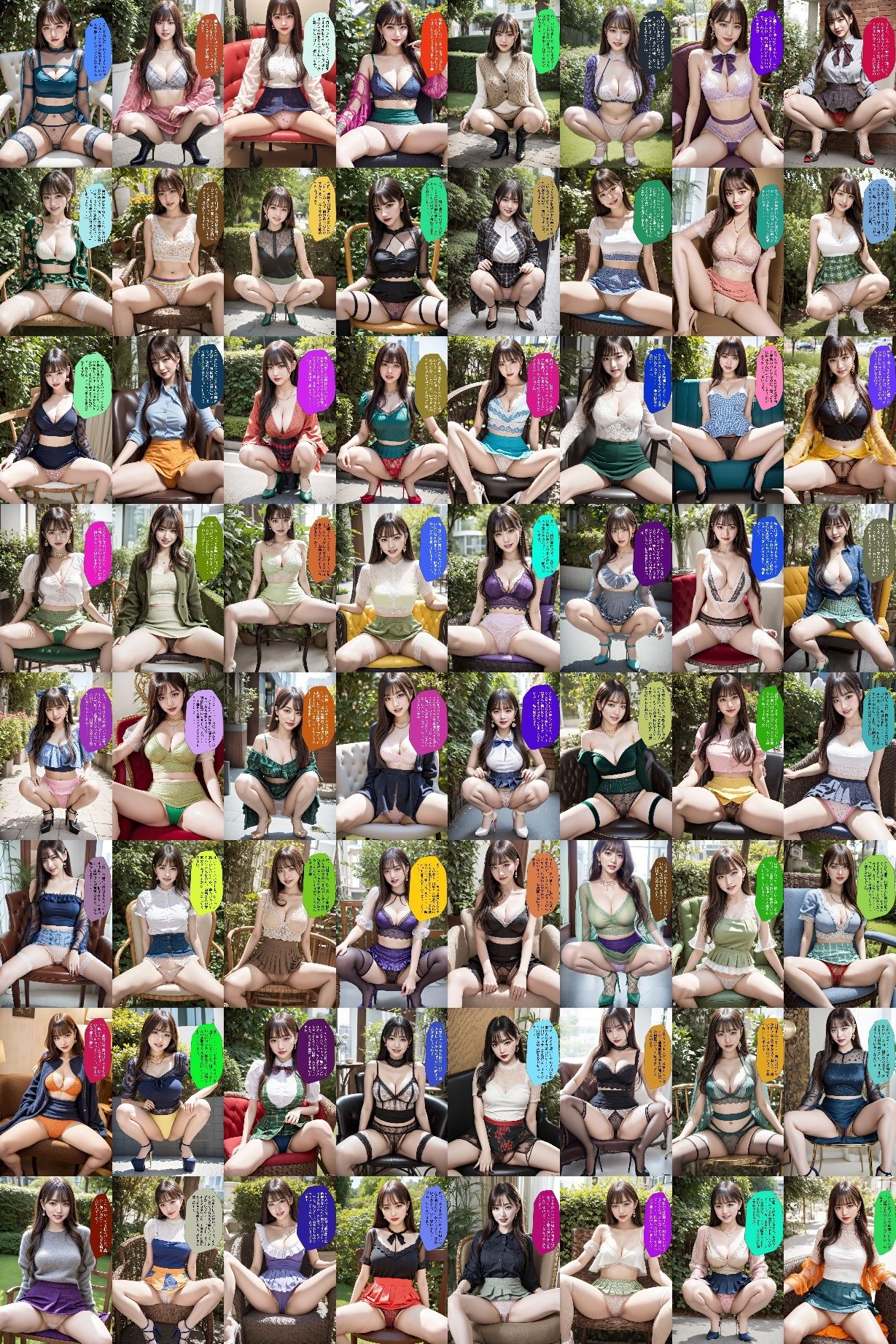 エリカのパンティ写真コレクション〜危険なOLエリカ vol.2からのスピンオフ〜 サンプル9ページ目