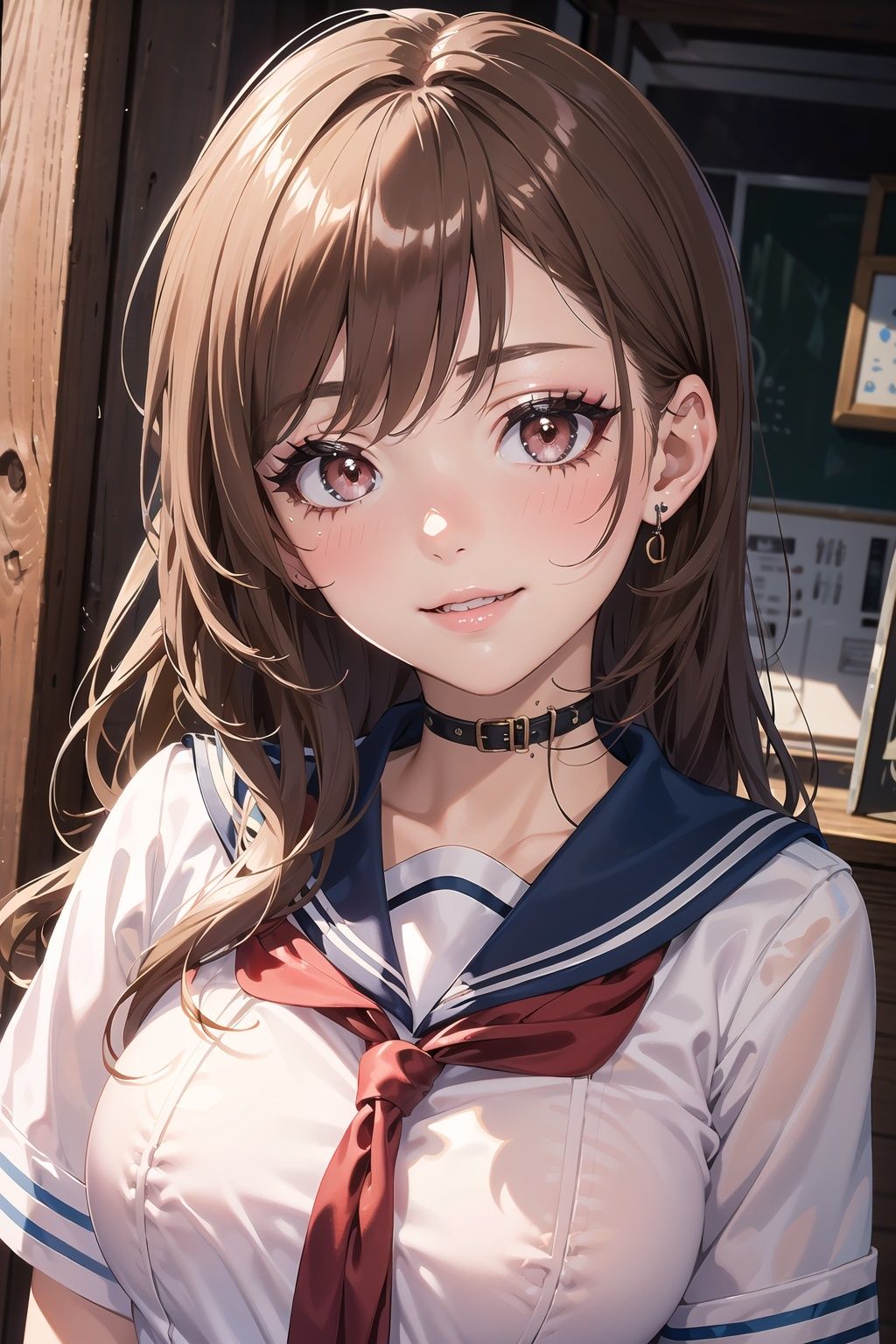 僕と女子校生ーギャル系女子のセーラー服 サンプル1ページ目
