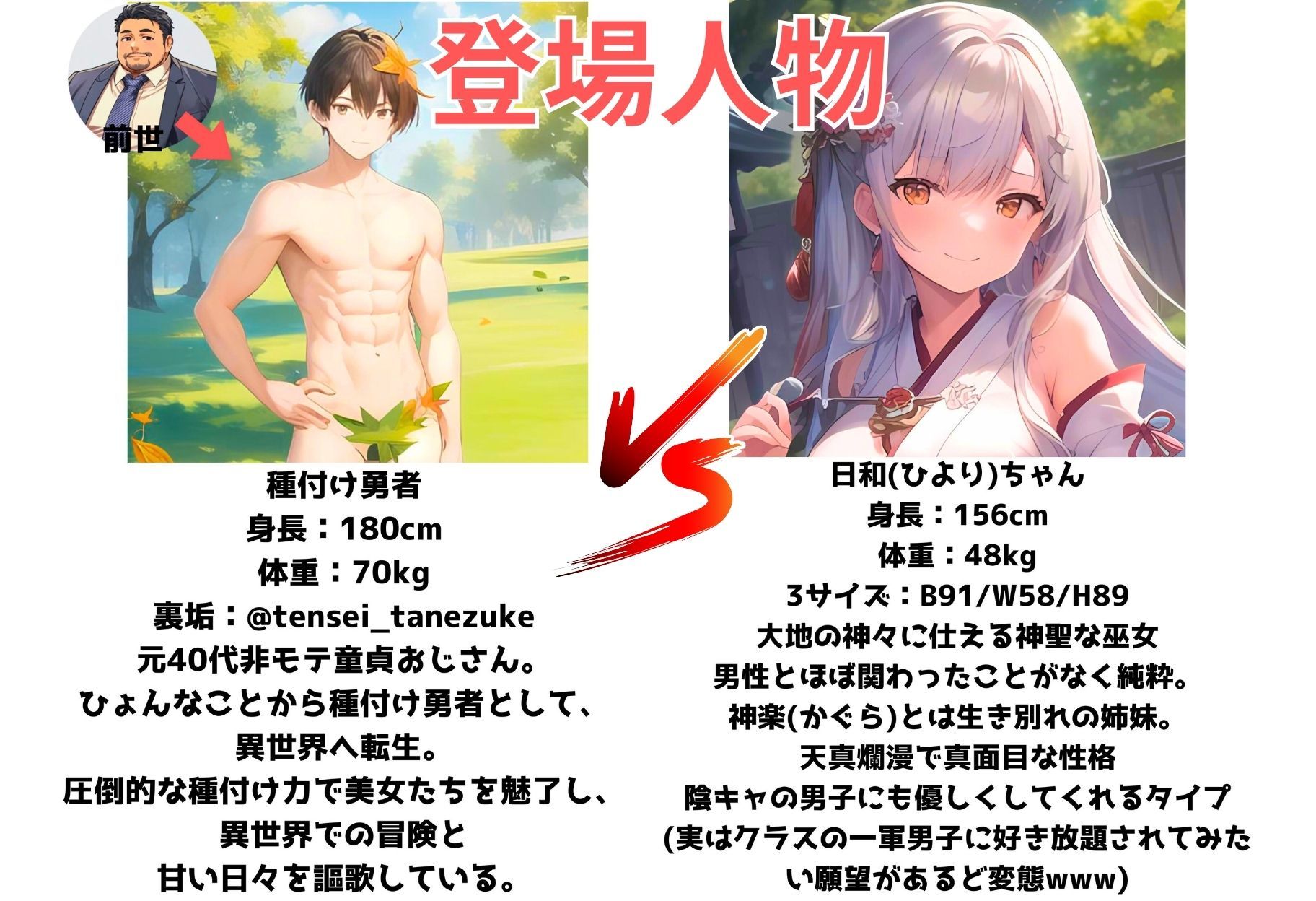 神聖な巫女がチン棒に服従した件〜1軍男子に回され願望のある癒し系美少女編〜 サンプル1ページ目
