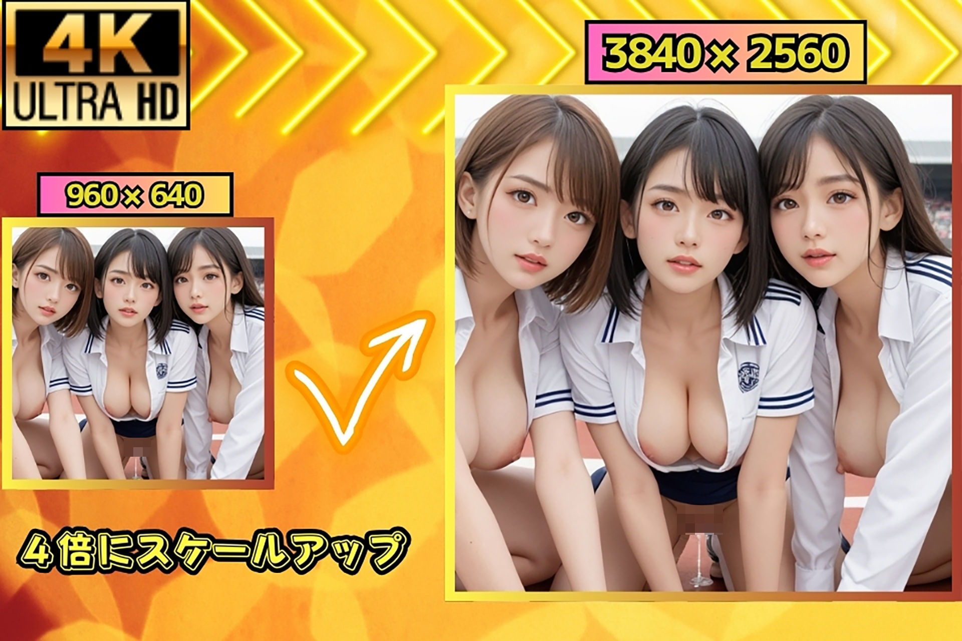 放課後の陸上部員たちを徹底指導！汗だく密着トレーニング サンプル3ページ目