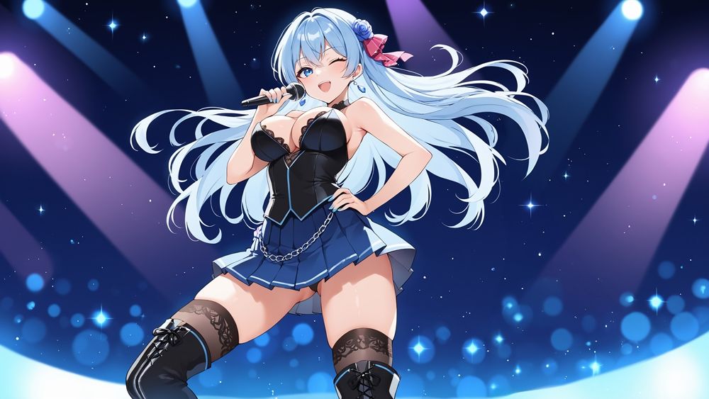 地下アイドルの秘密の撮影会〜クール系お姉さん＆元気っ娘〜 サンプル2ページ目