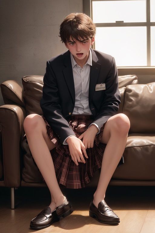 女装させられた男たち サンプル5ページ目