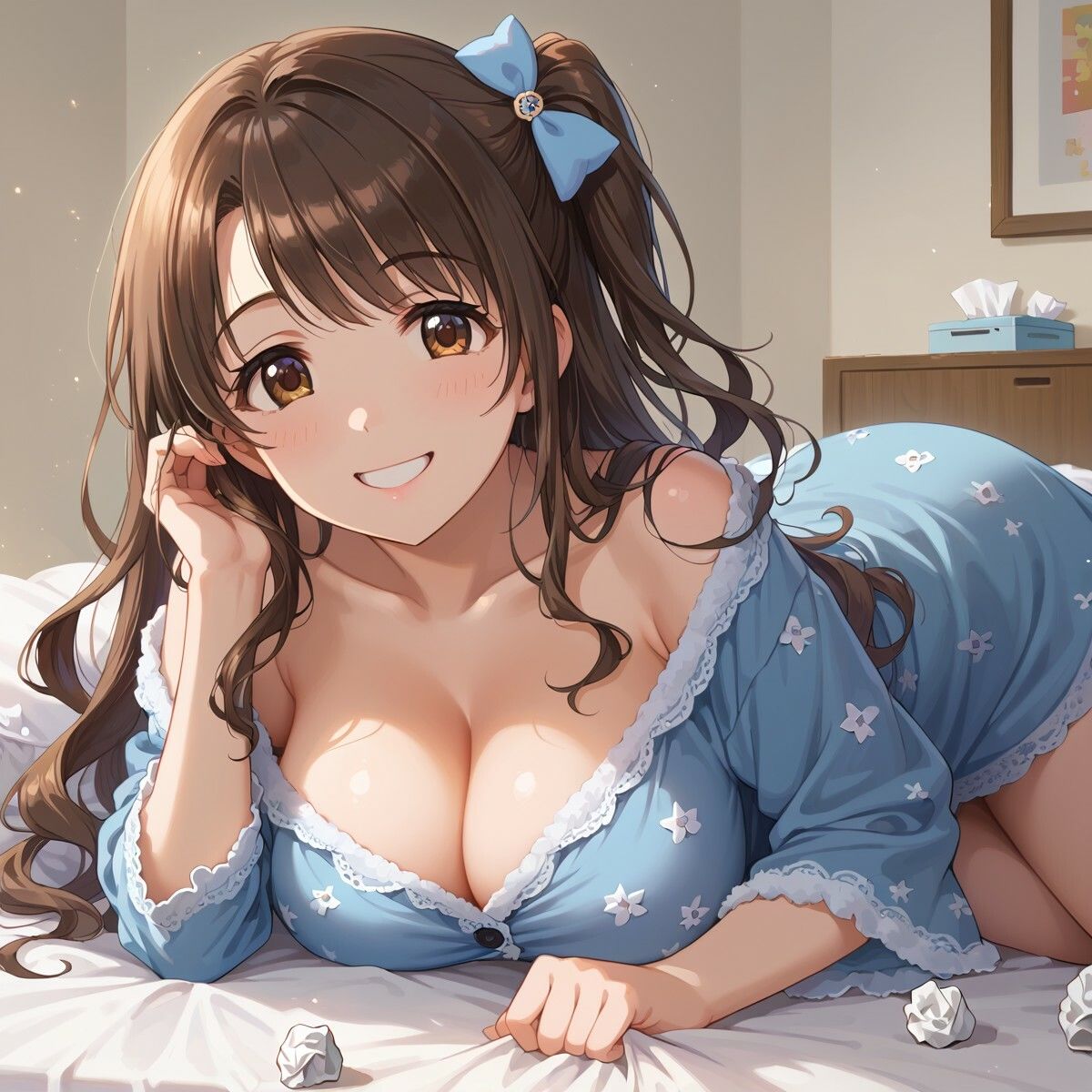 弱者男性の汚部屋で性的奉仕するアイドル 島〇卯月 サンプル2ページ目