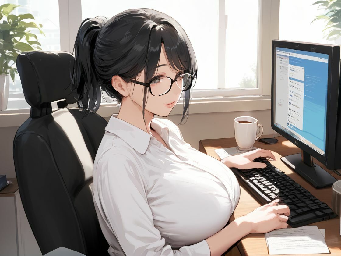 爆乳上司と危険な子作り サンプル1ページ目
