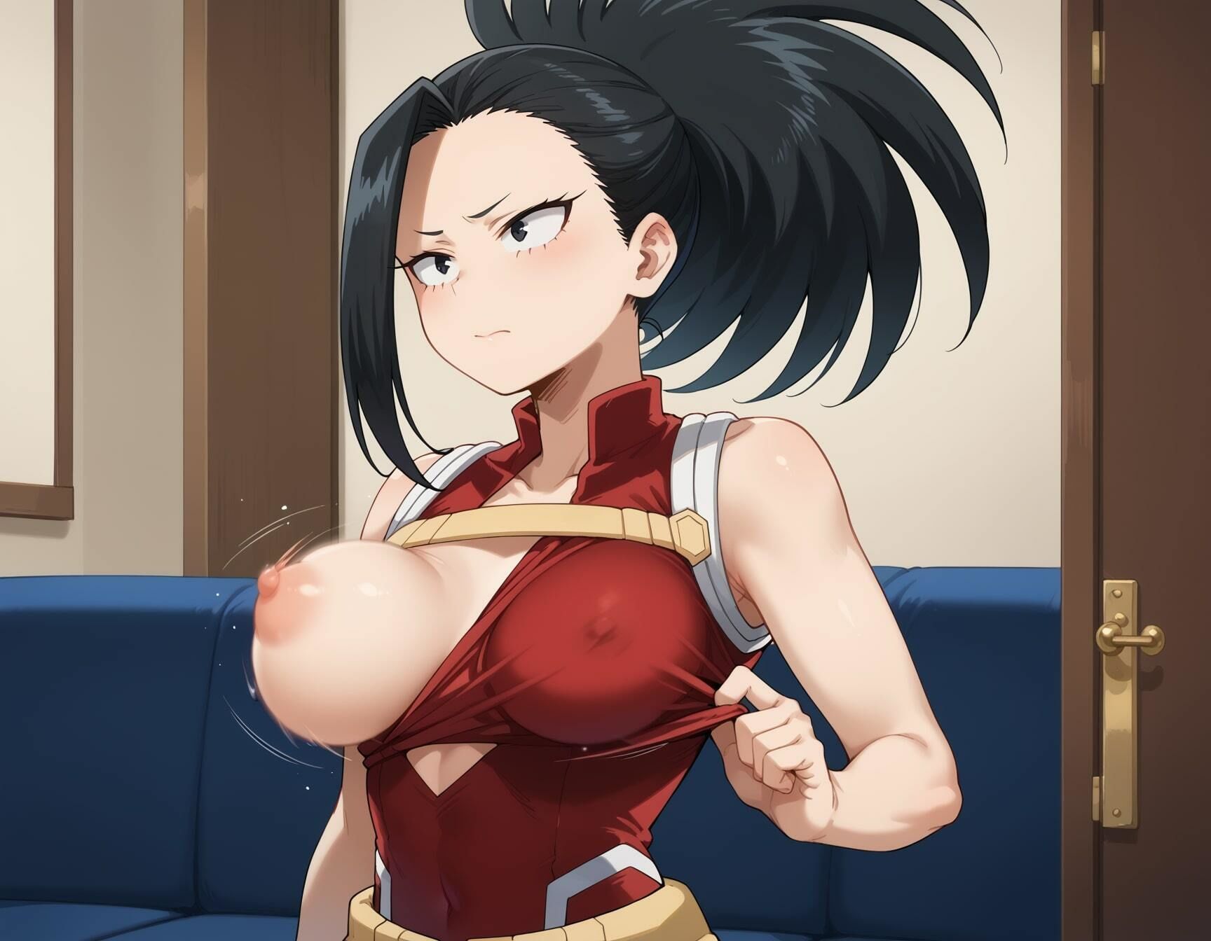 【八○万百イラストエロ画像】ヒロアカに登場する百ちゃんのエロい画像集 サンプル4ページ目