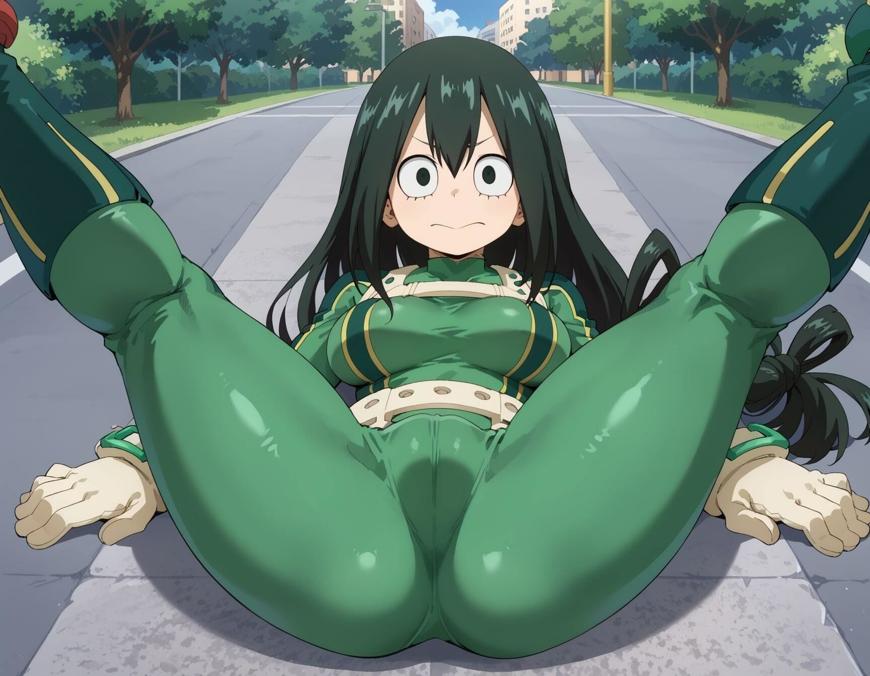 【蛙○梅雨イラストエロ画像】ヒロアカに登場する梅雨ちゃんのエロい画像集 サンプル2ページ目
