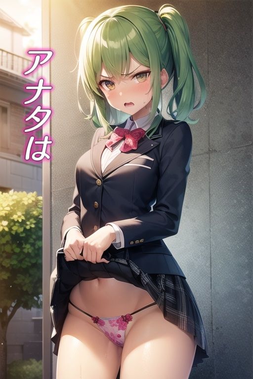 嫌な顔してパンツ見せてくる女の子〜ブレザー編〜 サンプル5ページ目