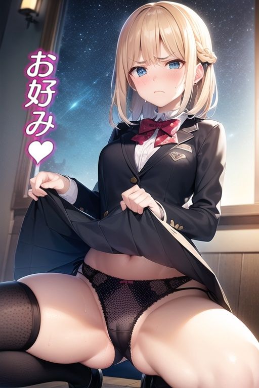 嫌な顔してパンツ見せてくる女の子〜ブレザー編〜 サンプル7ページ目