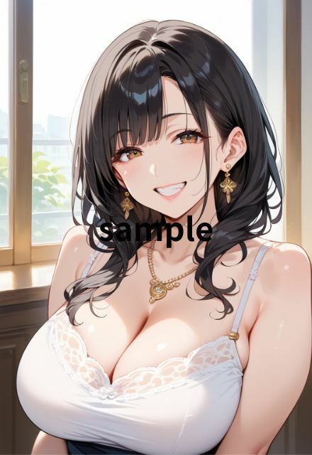 デカパイの美人妻と濃密S E X サンプル1ページ目