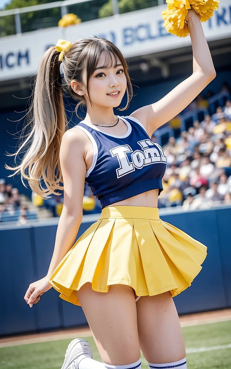 【AI写真集】チアリーダー写真集（3） サンプル7ページ目
