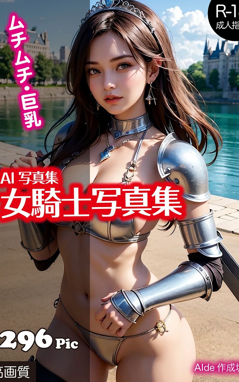 【AI写真集】女騎士写真集 サンプル1ページ目