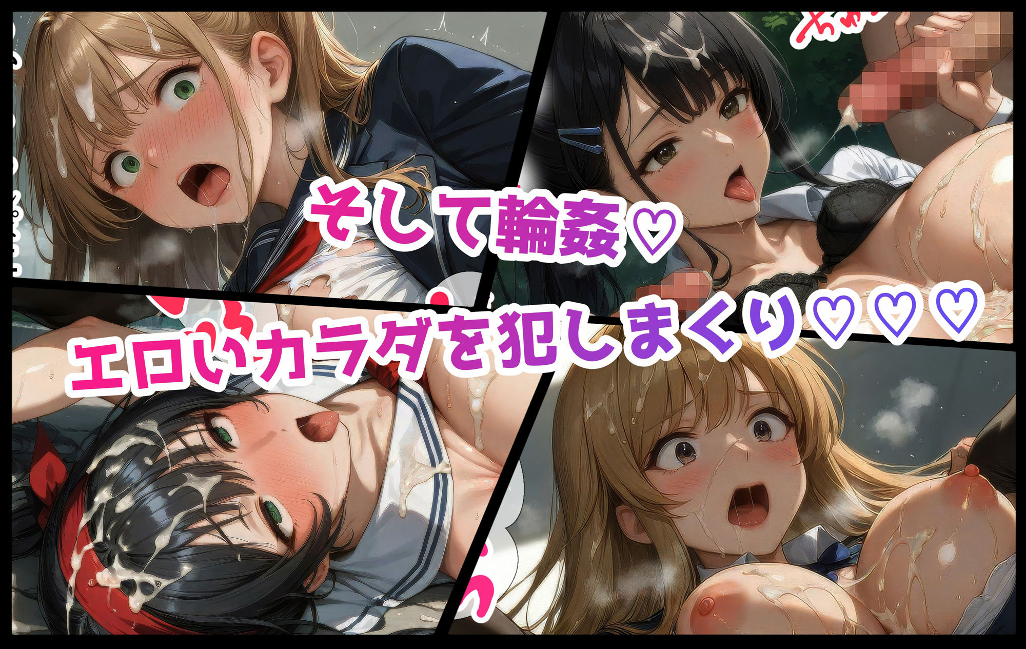 巨乳JK学園 ハードコア 〜りにゅーある！〜【裏編】 サンプル5ページ目