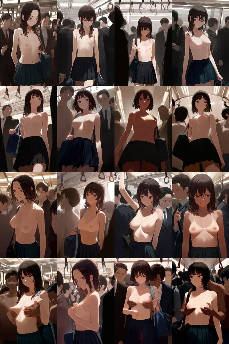 【500枚】全裸通学週間 学区一の女子不人気校の伝統行事 サンプル2ページ目