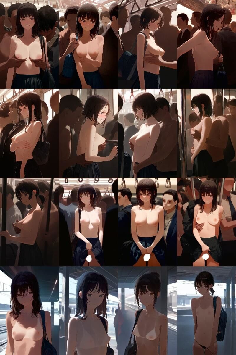 【500枚】全裸通学週間 学区一の女子不人気校の伝統行事 サンプル3ページ目