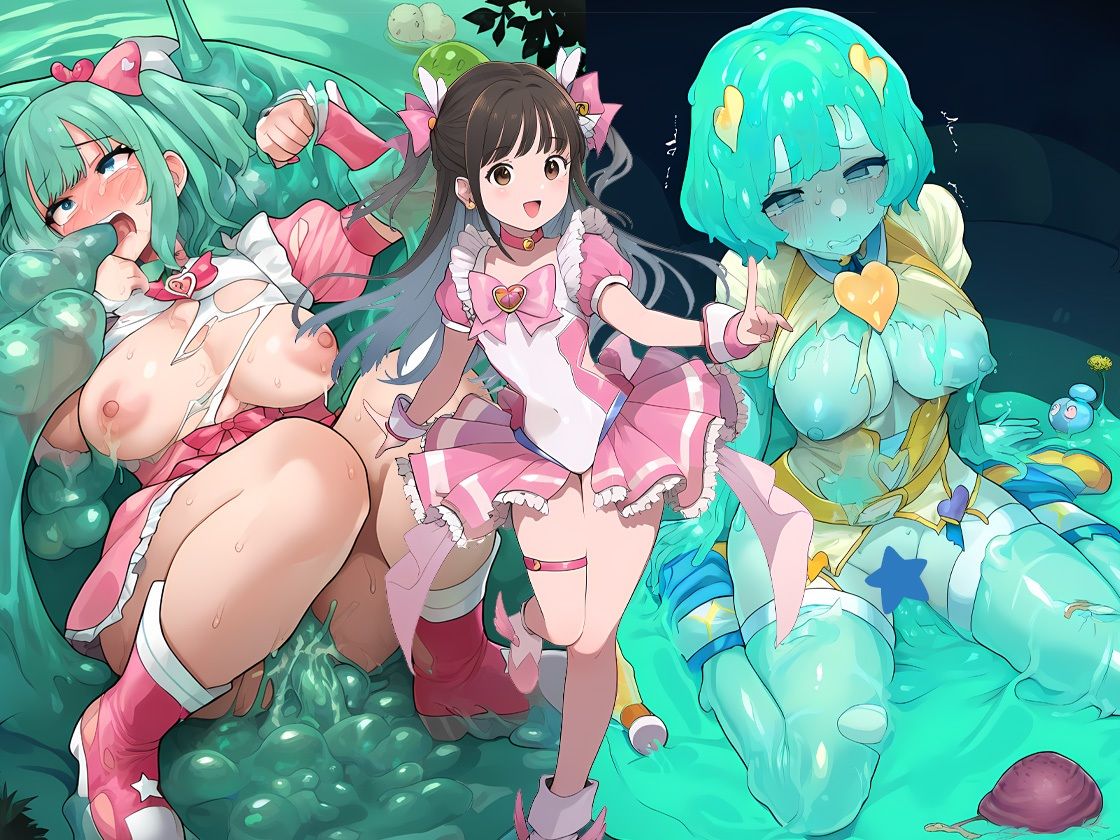 魔法少女スライム姦 500枚 サンプル4ページ目
