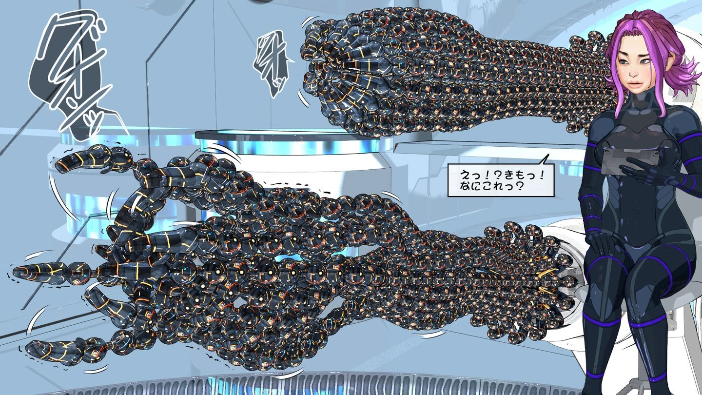 動かないお仕事8 SFのお仕事 サンプル6ページ目